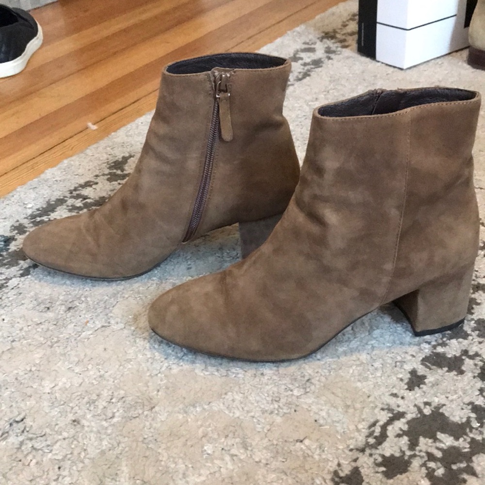Jcrew suede ankle boots